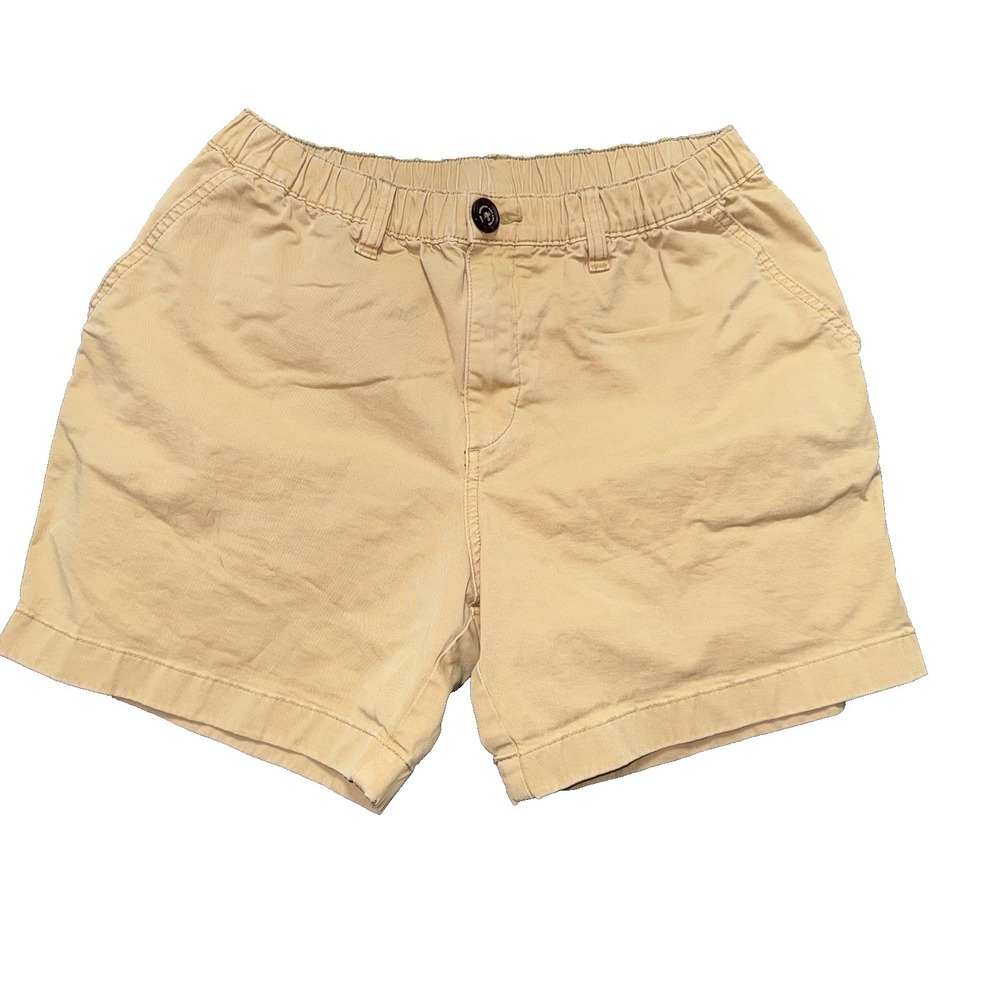 Chubbies Originals Khaki Men's Chino Shorts Size Small Tan Pockets